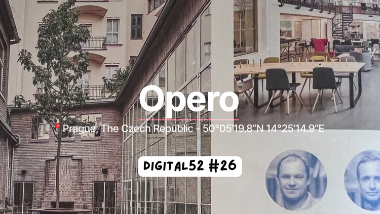 Digital 52 2️⃣6️⃣ - Reviving and preserving a historic building, growing in impact (and not in size), developing new business lines: the story of Opero.