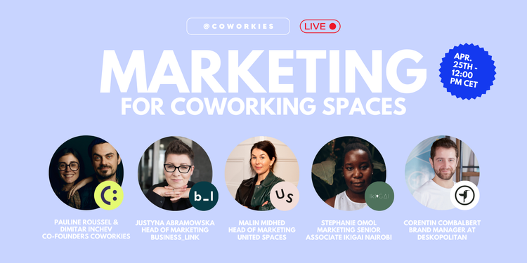 Marketing for Coworking Spaces - Coworkies Readers’ Club Online Event Key Takeaways + Access To Video Replays