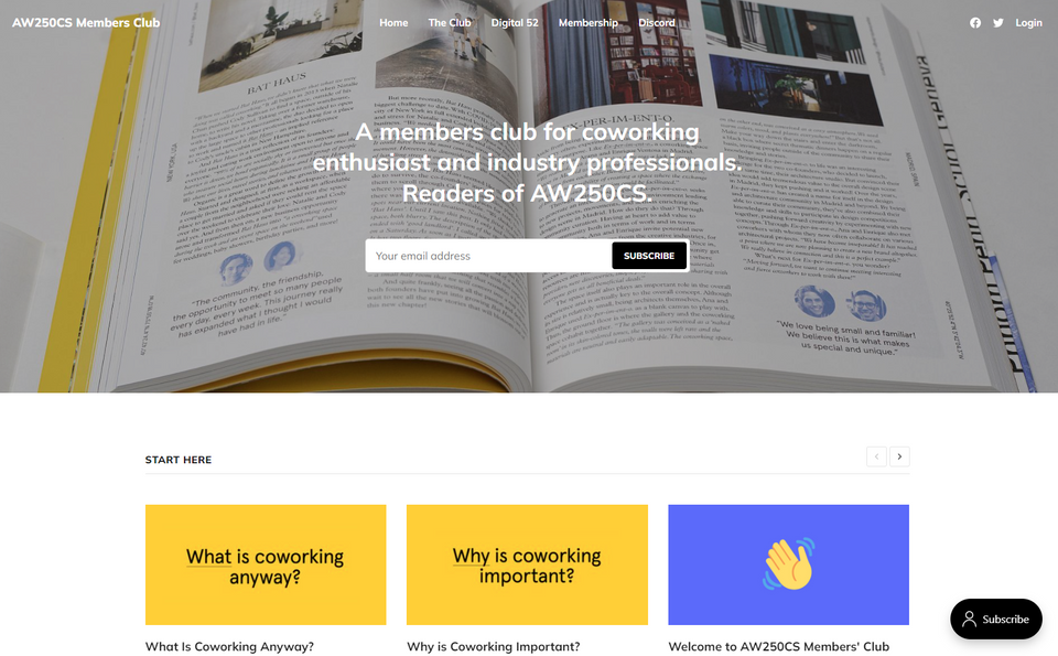 How to claim your free AW250CS Members Club Invite