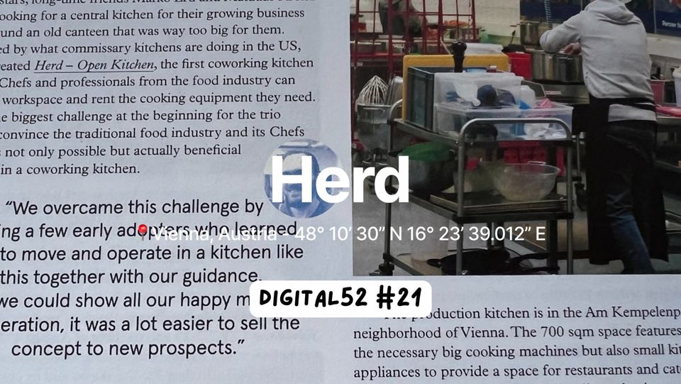Digital 52 2️⃣1️⃣ - Building the right team, handling inflation as a community, collaborating with other spaces locally: the story of Herd.