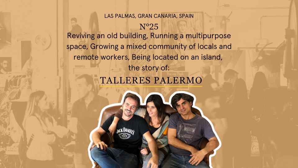 Talleres Palermo, Coworking Las Palmas, Coworking Spain, Coworkies, Coworking Book
